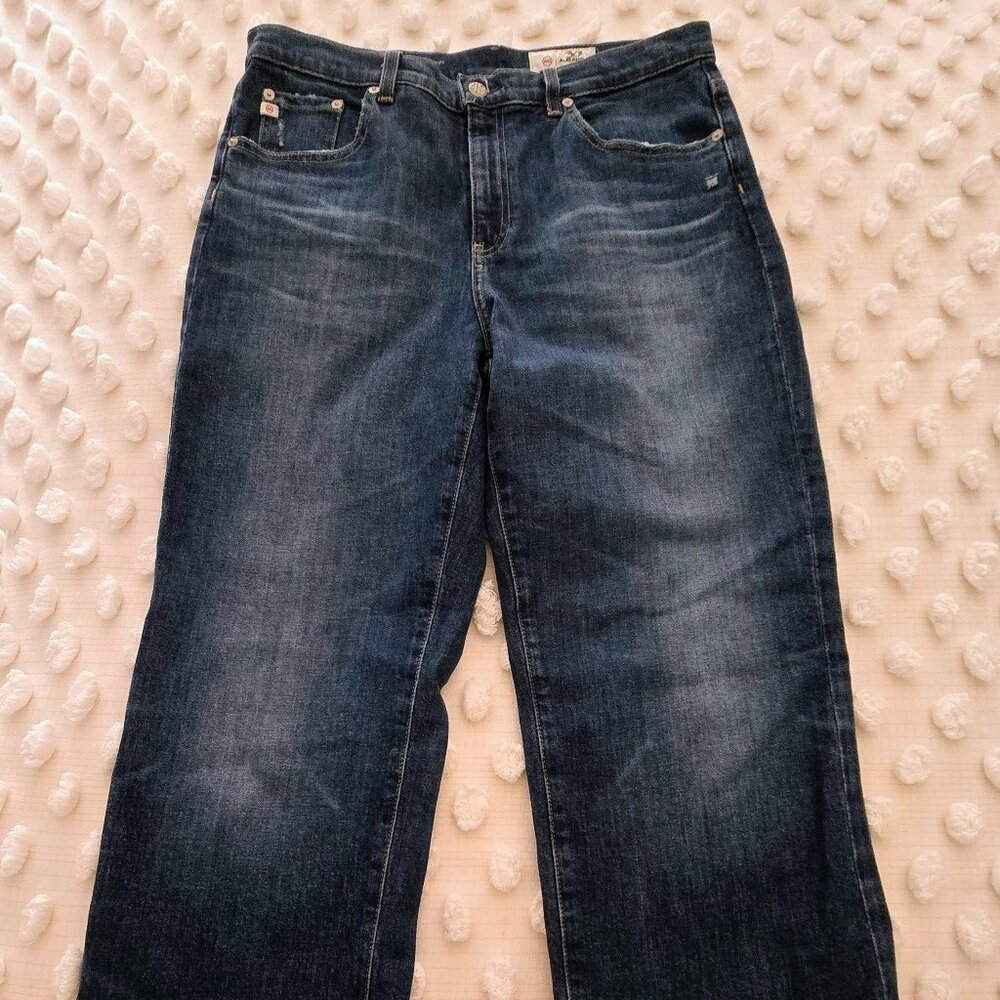 AG Jeans Brinley Mid-Rise Straight - Size 30 - dark wash